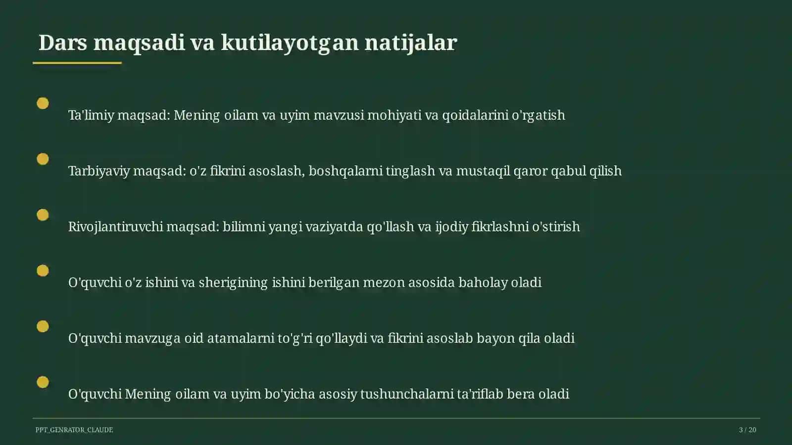 Boshlang'ich sinf: Tabiatshunoslik (1-4) 3