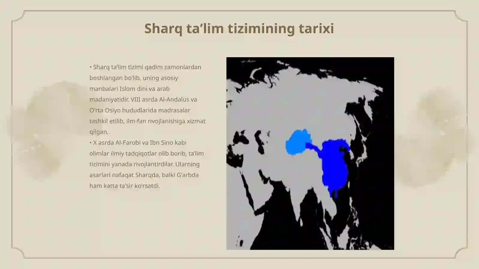 Sharq va Gʻarb olimlarining taʼlim - tarbiya haqidagi qarashlari 3