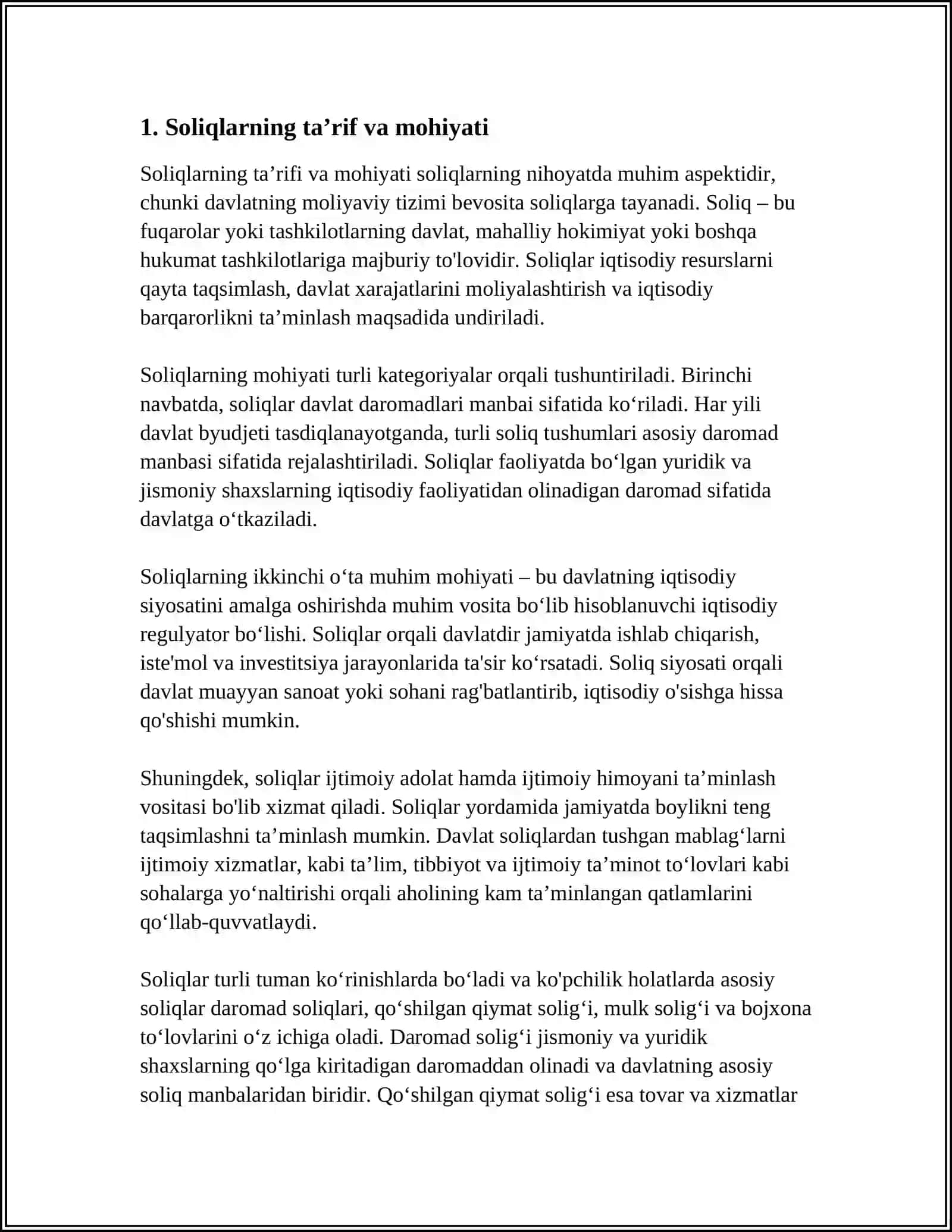 SOLIQLARNING XARAKTERLIGI 3