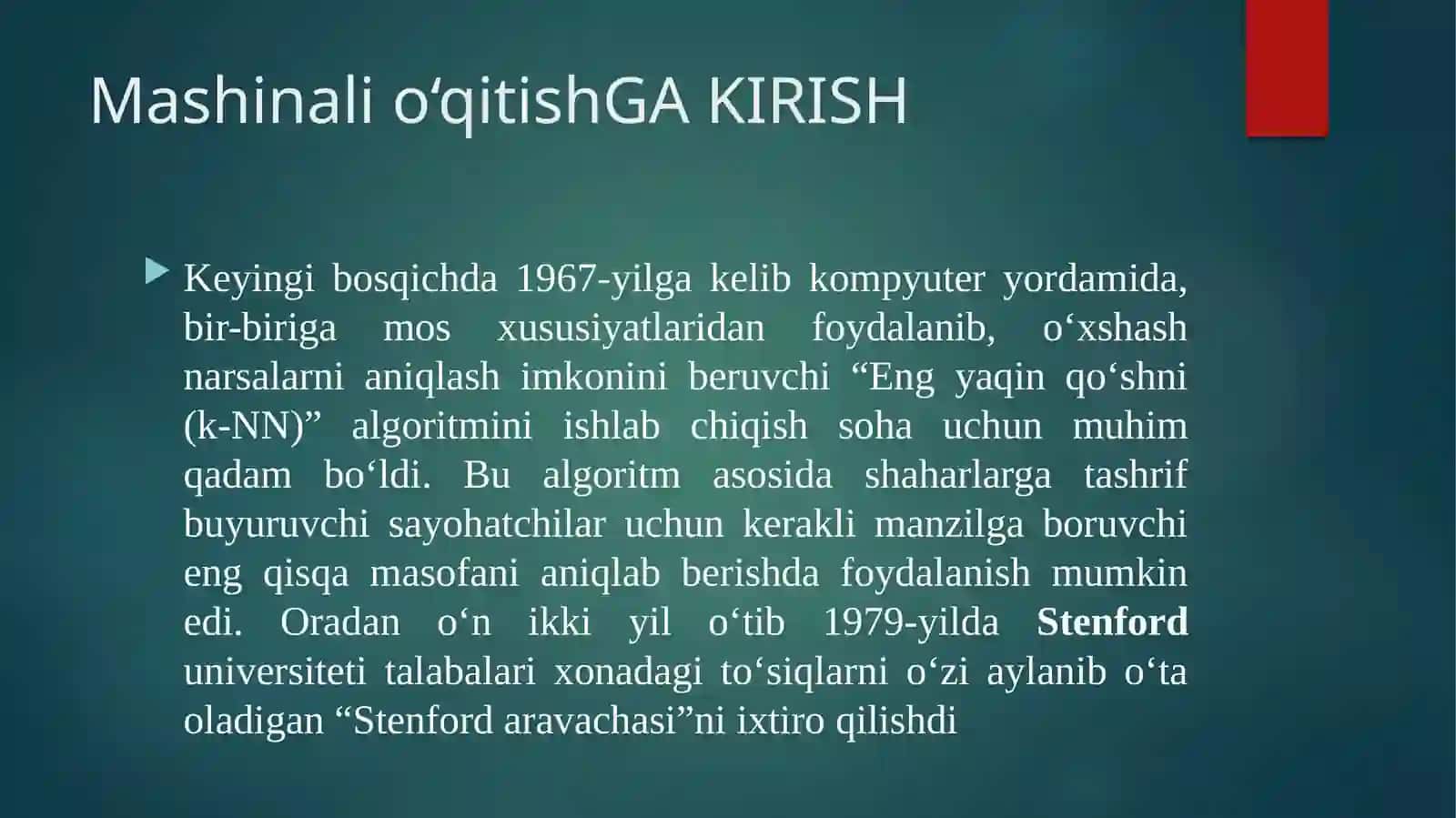 Mashinalio‘qitish.Mashinalio‘qitishgakirish.Mashinalioʻqitishturlari.Maʼlumotlarninormallashtrish 3
