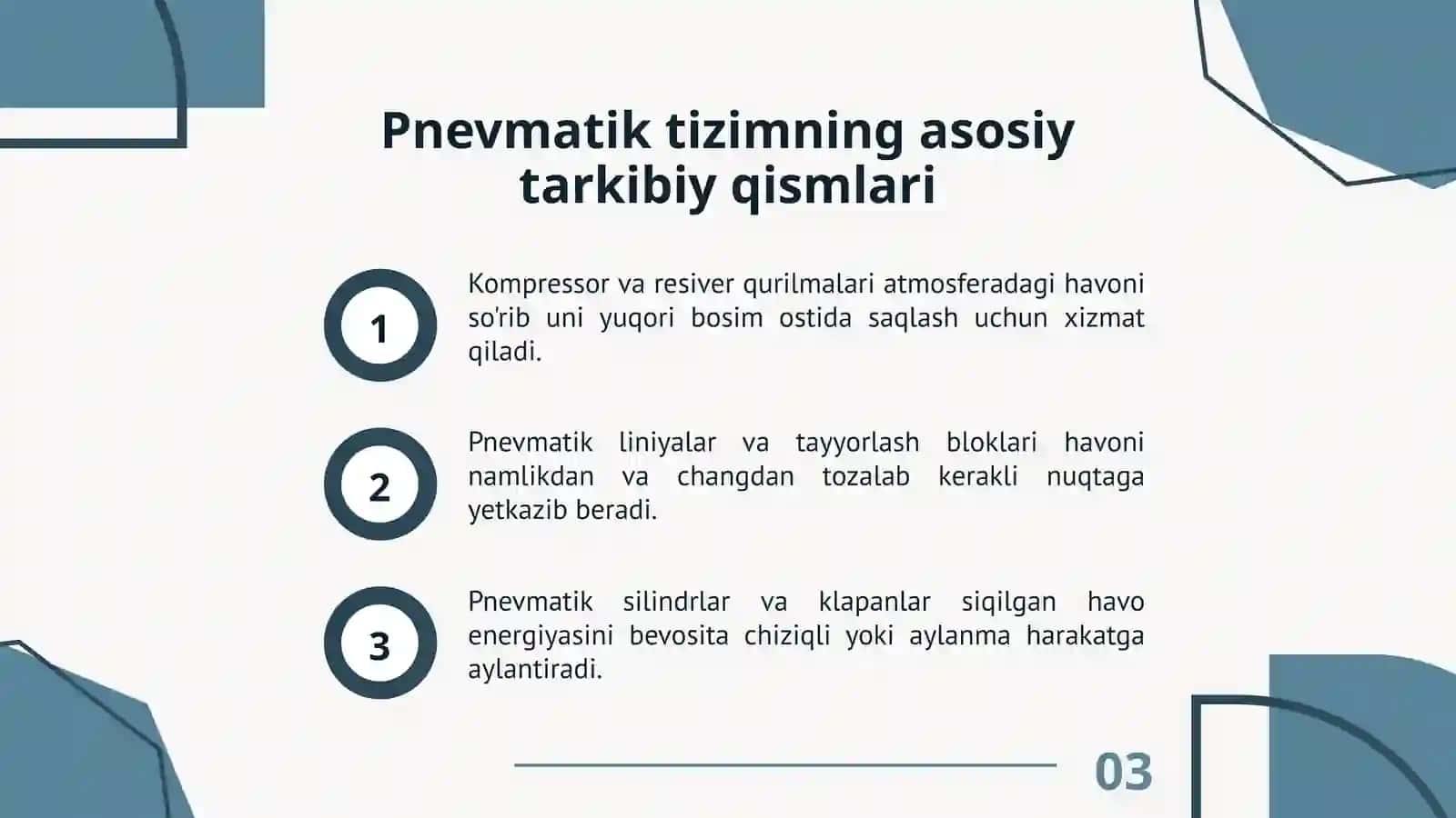Pnevmatik Uzatmalar va Ularning Sanoatdagi Ahamiyati 3