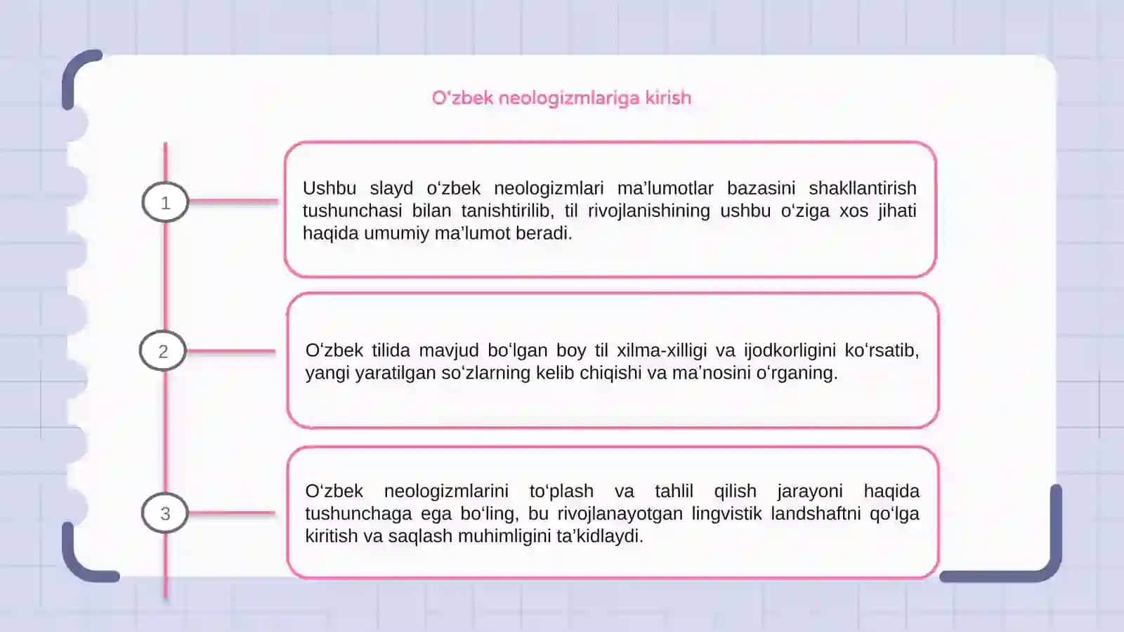 O`zbekcha neologizmlar  bazasini shakllantirish 3
