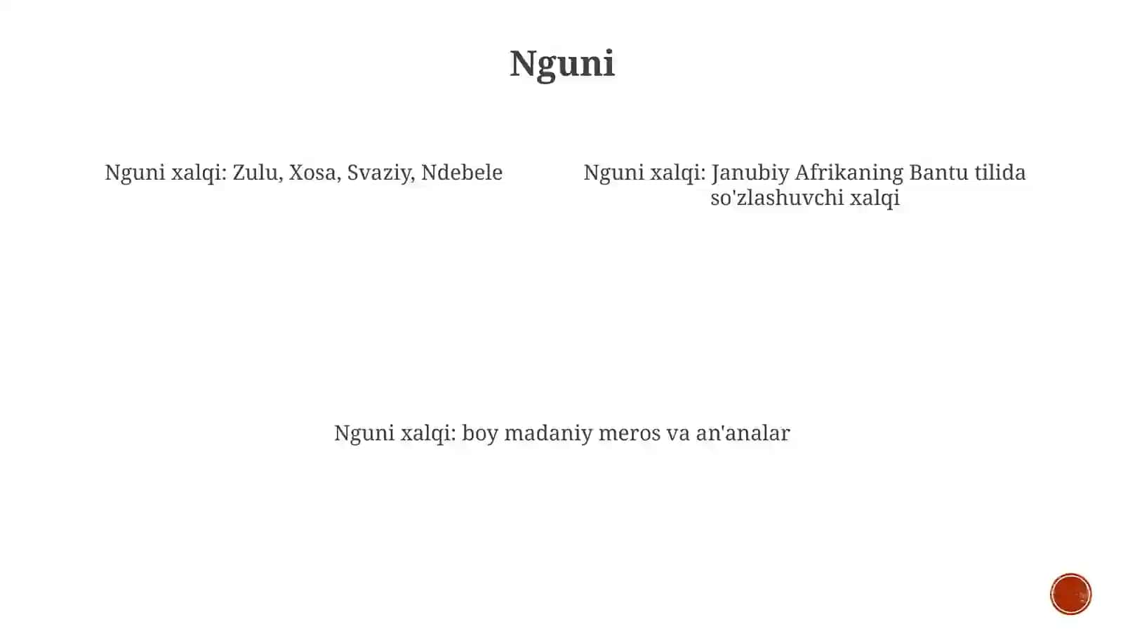 Janubiy Afrika Xalqlari 3