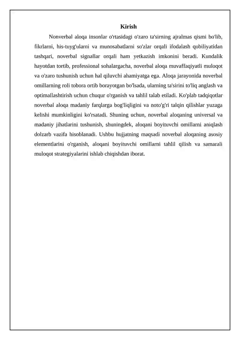 Noverbal muloqot 3