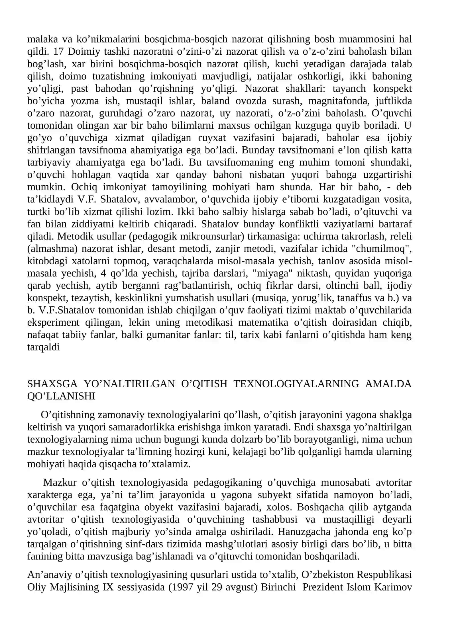 O'qitish texnologiyalari 3