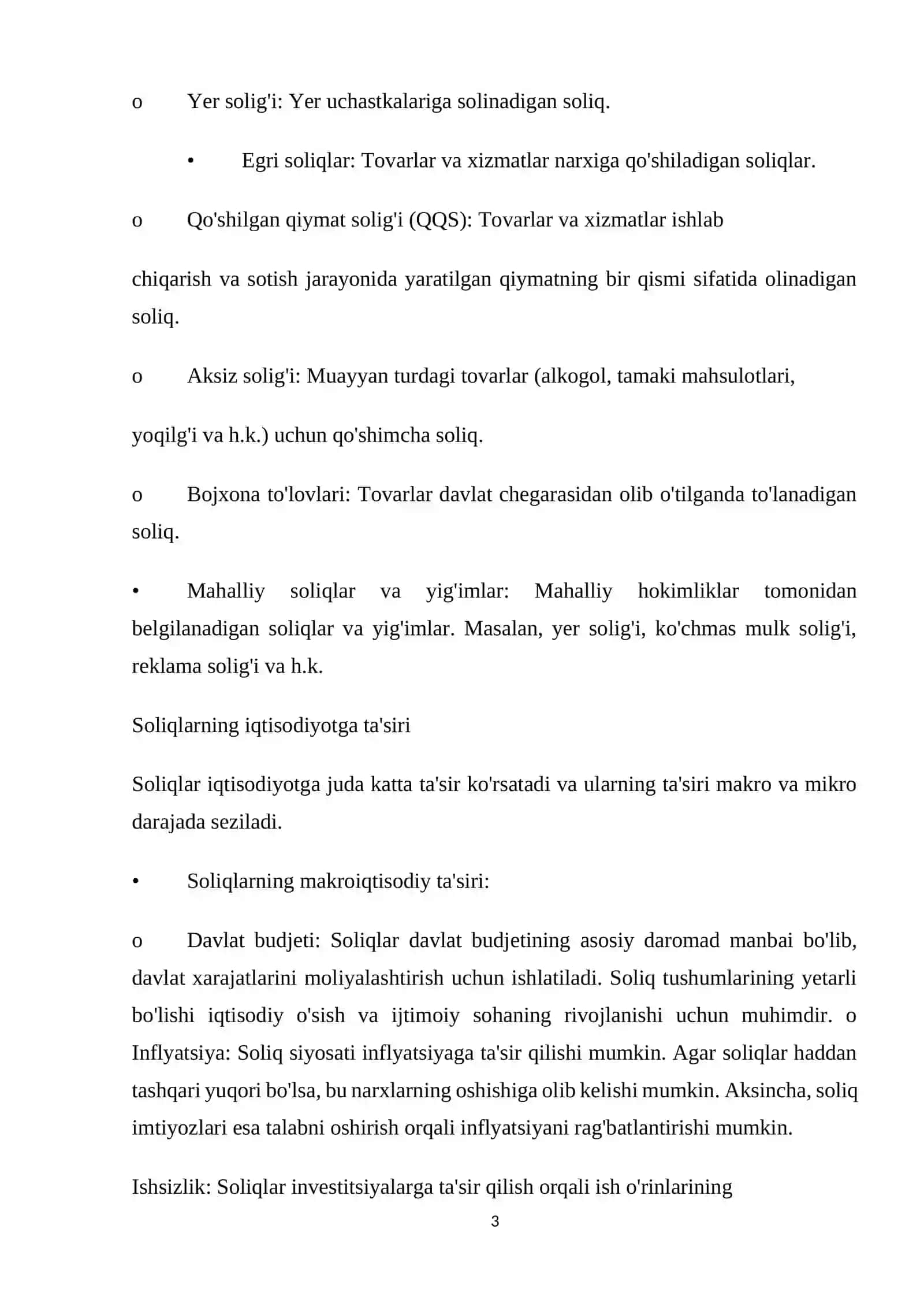 Soliq funksiyalari va tasnifi va Soliq tо‘lovchining shaxsiy kabineti 3