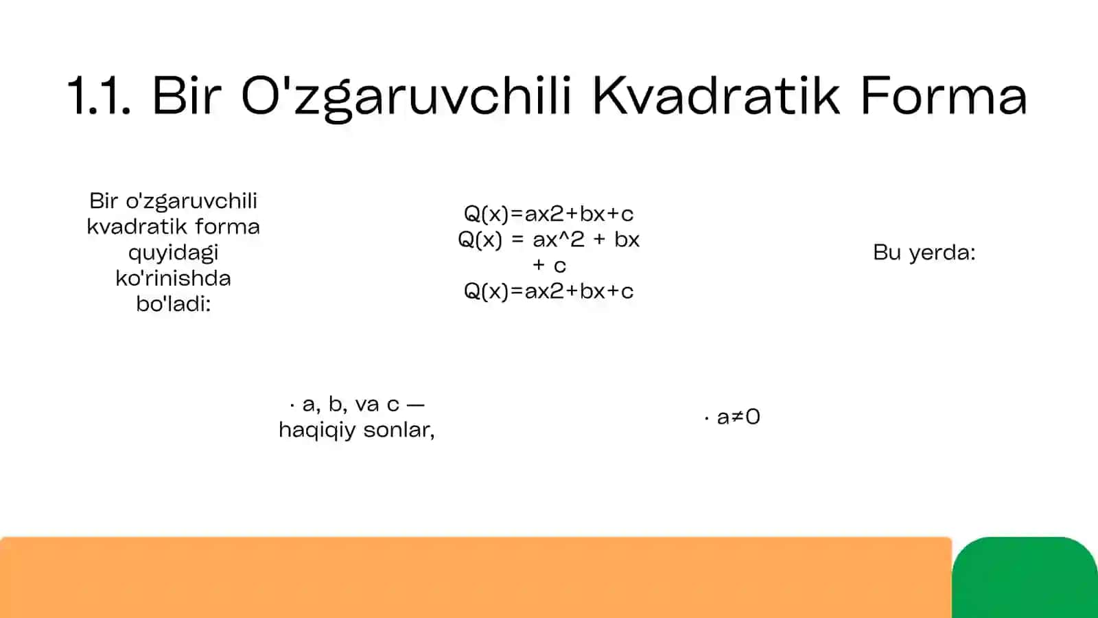 Kvadratik Formalar 3