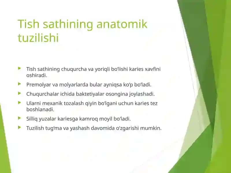 Kariesogen omillar mahalliy 3