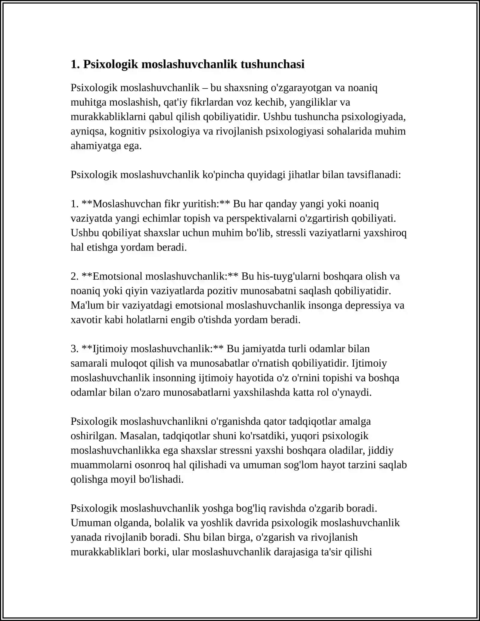 PSIXOLOGIK MOSLASHUVCHANLIK VA MUVOZANATNI BAHOLASH MEZONLARI 3