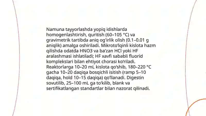 Aluminiy saqlagan moddalardan ajratib olish va analiz 3