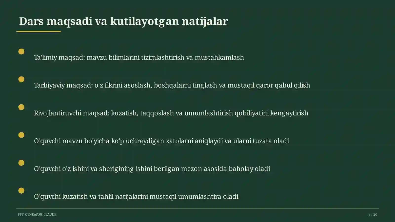 Oilaviy qadriyatlar va mas'uliyat (10-sinf) 3