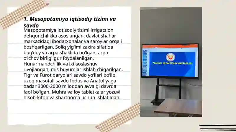 Mesopotamiya iqtisodiy tizimi va savdo 3