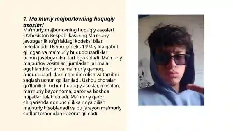 Ma'muriy majburlov. Ma'muriy rejimlar va ruxsat berish tizimi 3