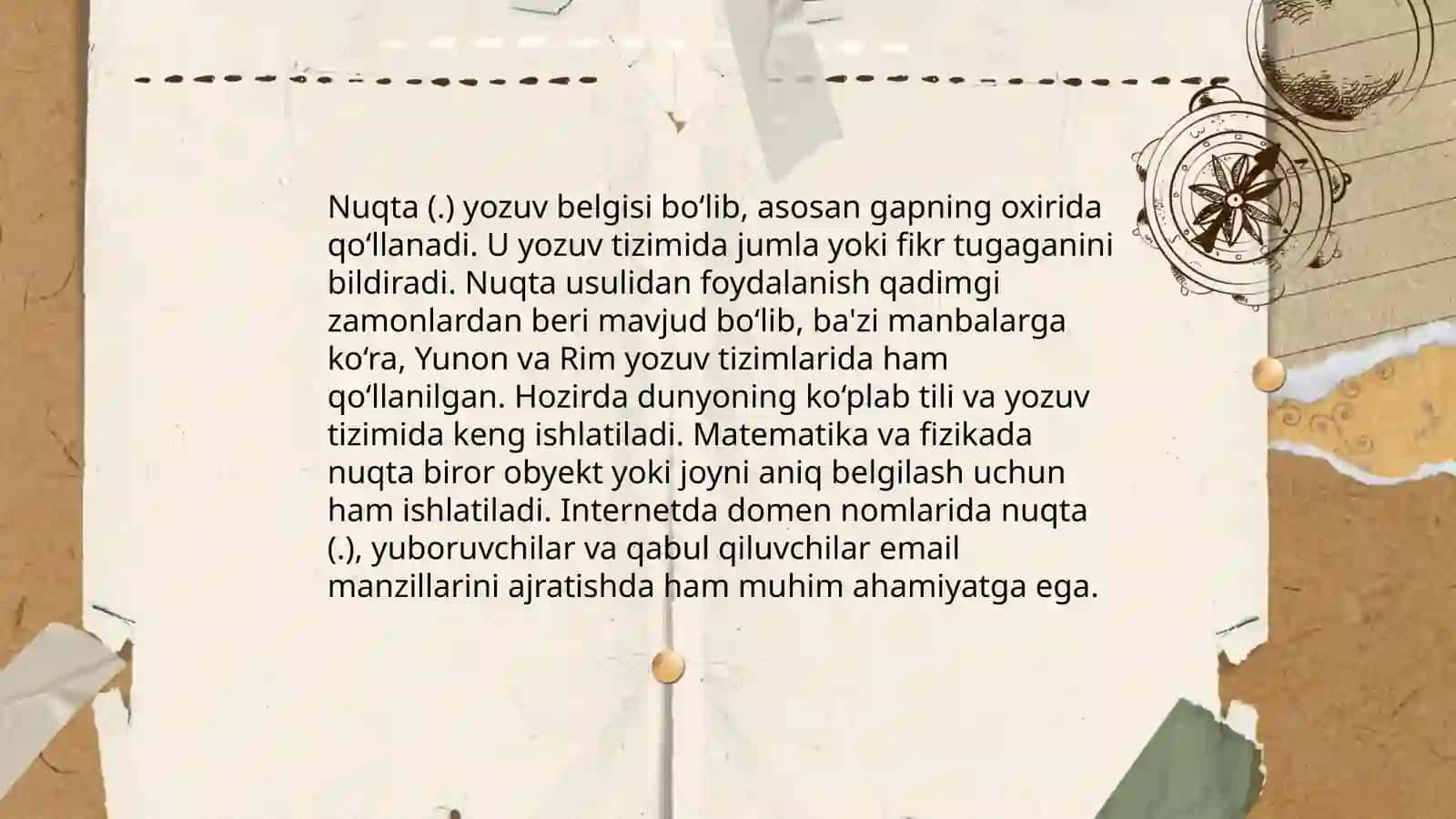 Oʻzbek tilida tinish belgilarining qoʻllanilishi 3