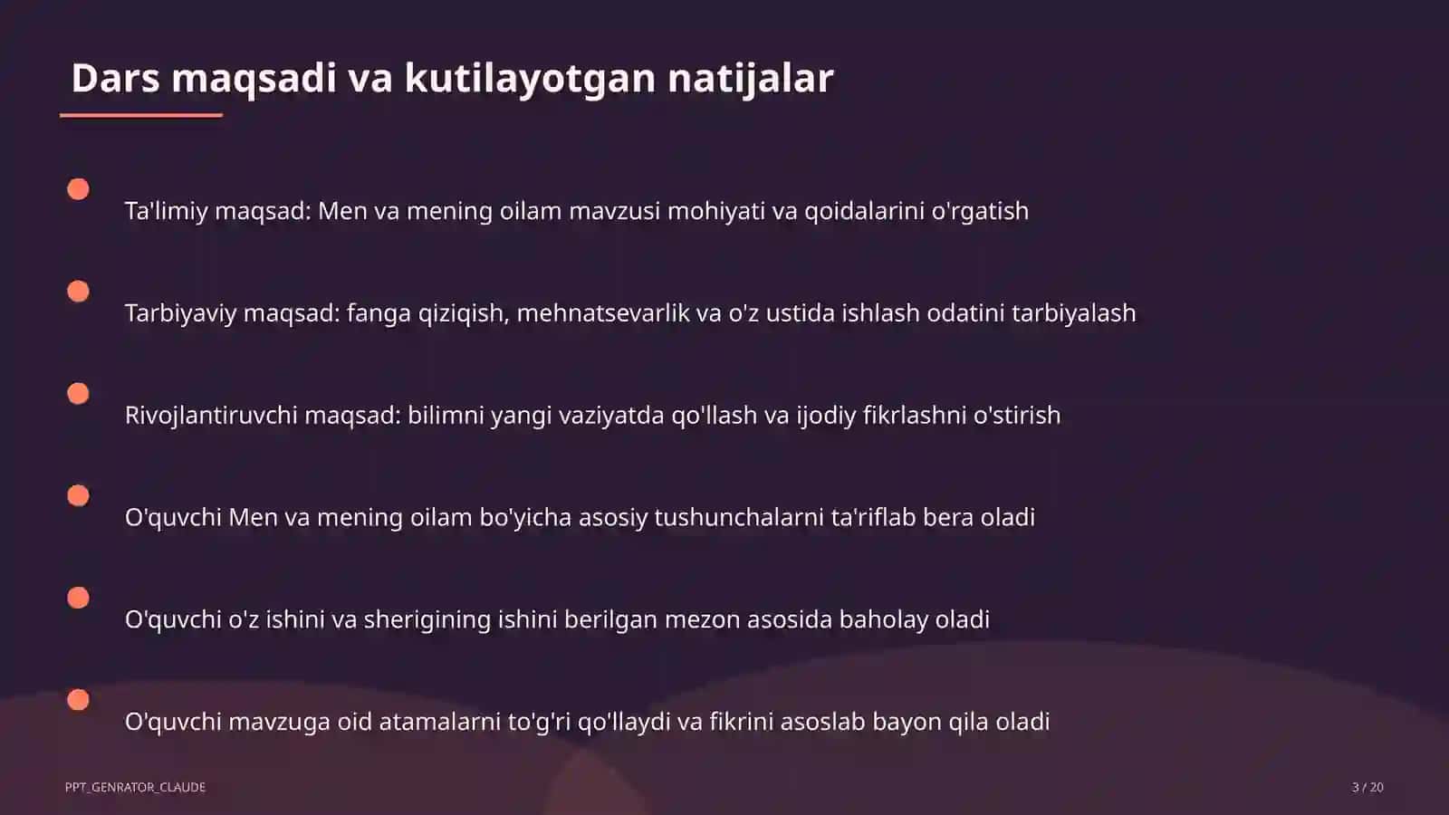 Men va mening oilam (1-sinf) 3