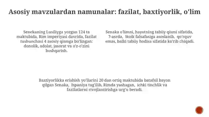 Senekaning lutsiliyga axloqiy xatlari 3