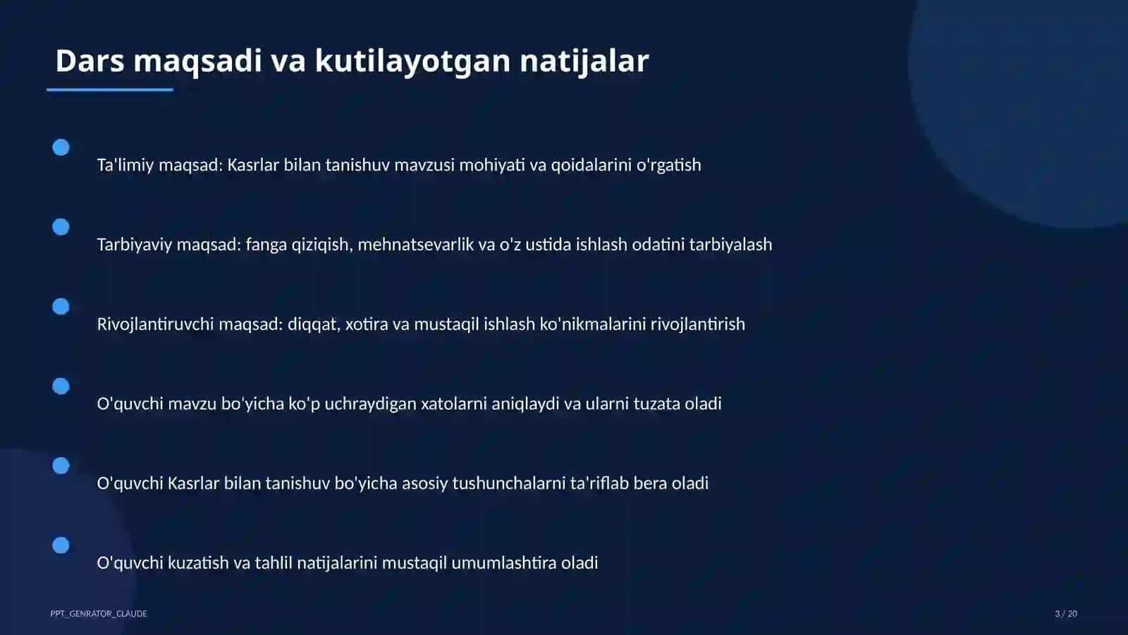Kasrlar bilan tanishuv (4-sinf) 3