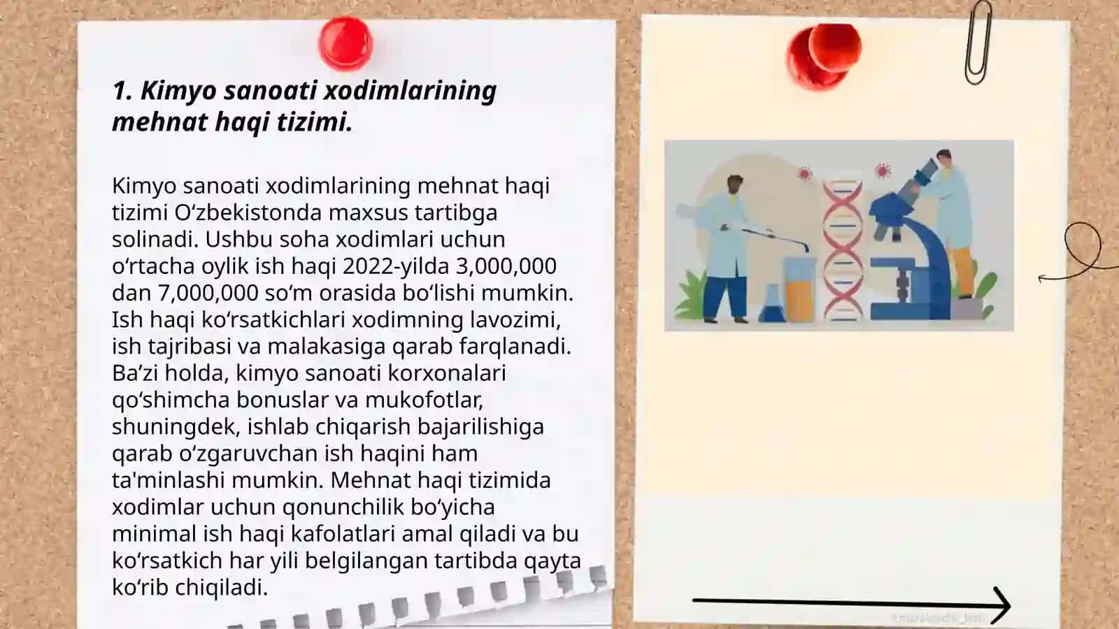 Kimyo va oziq-ovqat korxonalari xodimlarining mehnat haqlari 3