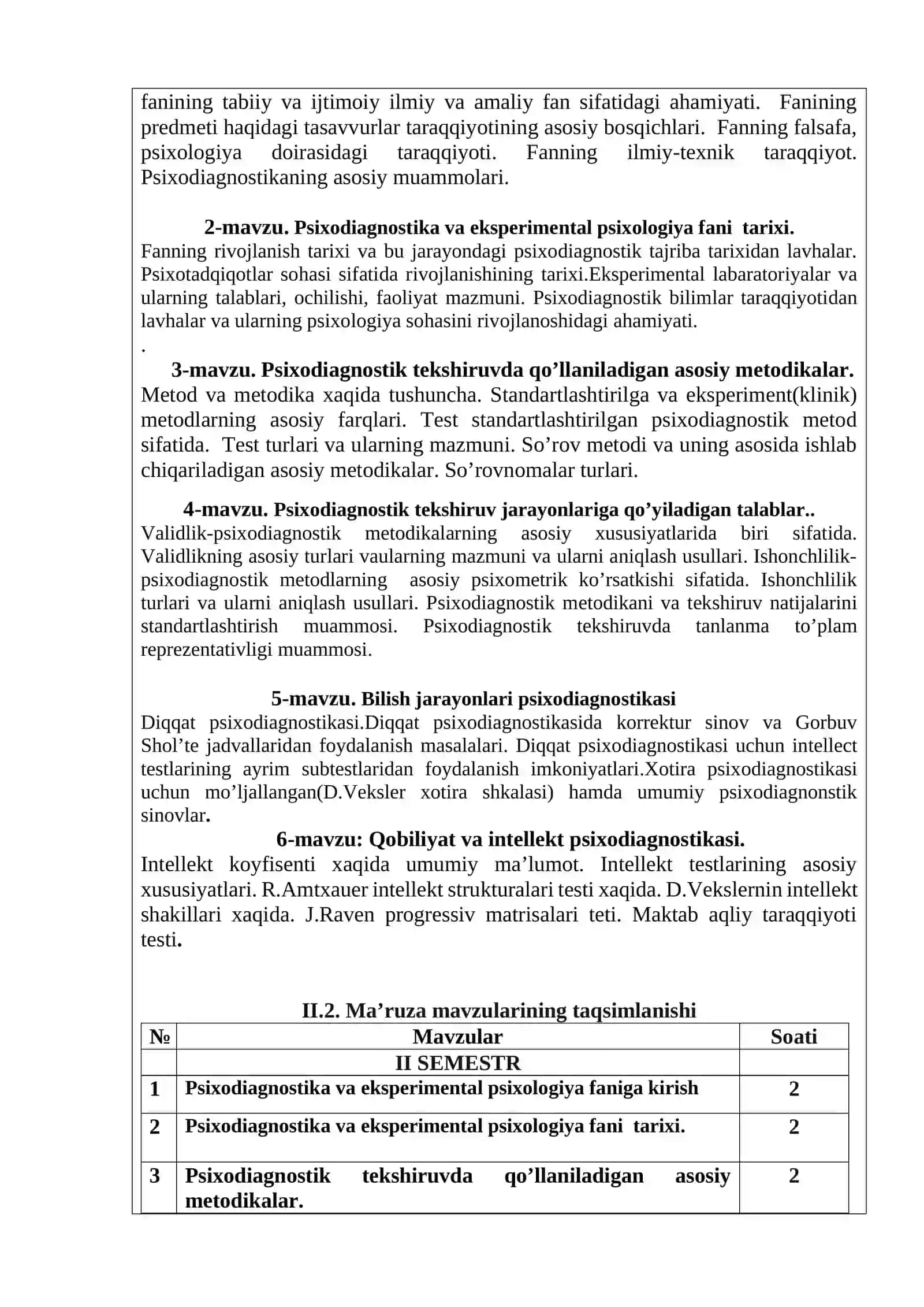 Psixodiagnostika va eksperimental psixologiya fanidan 3