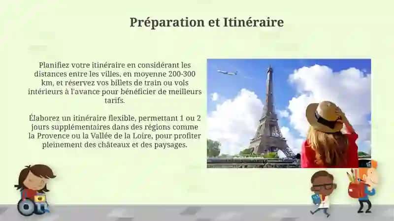 Préparation et Itinéraire de Votre Voyage en France 3