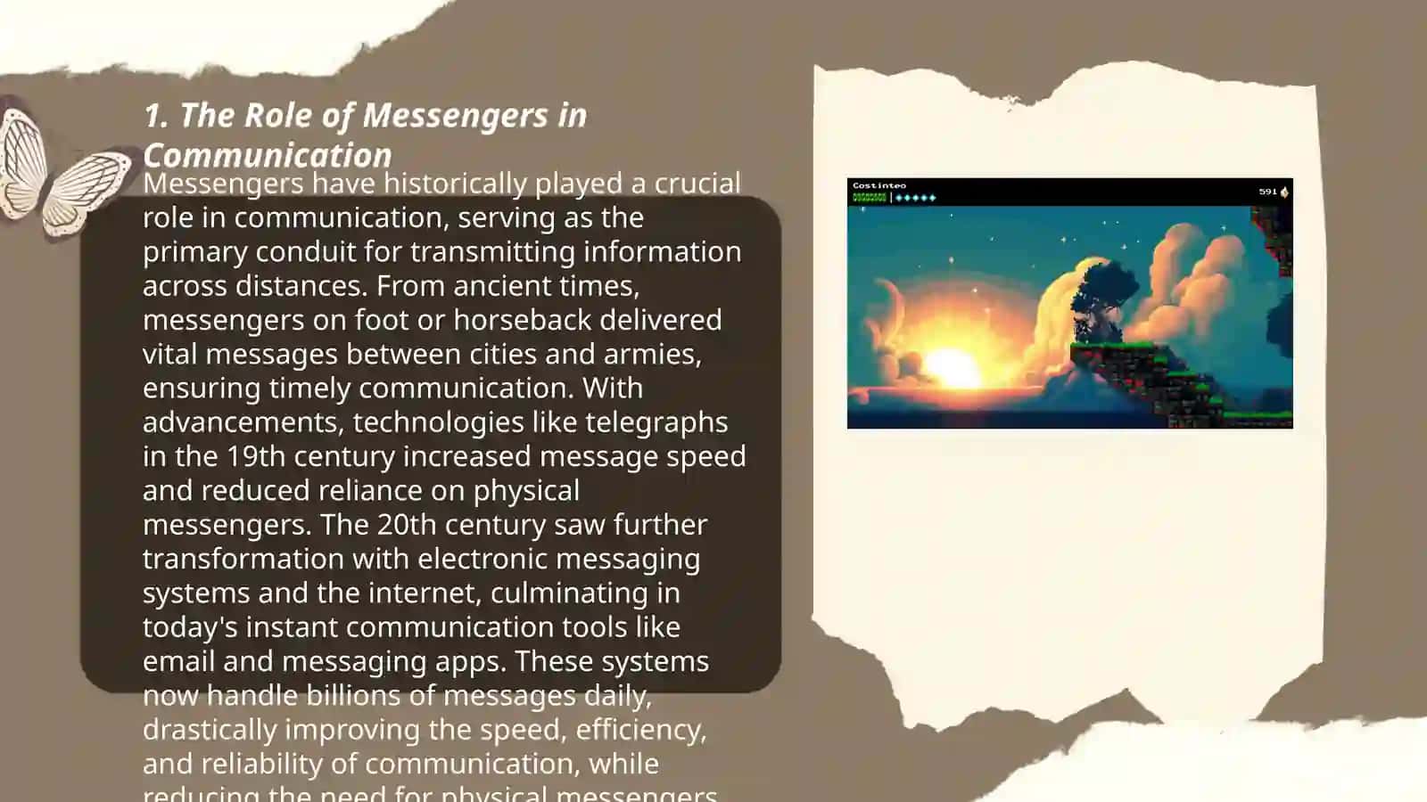 The messengers essay 3