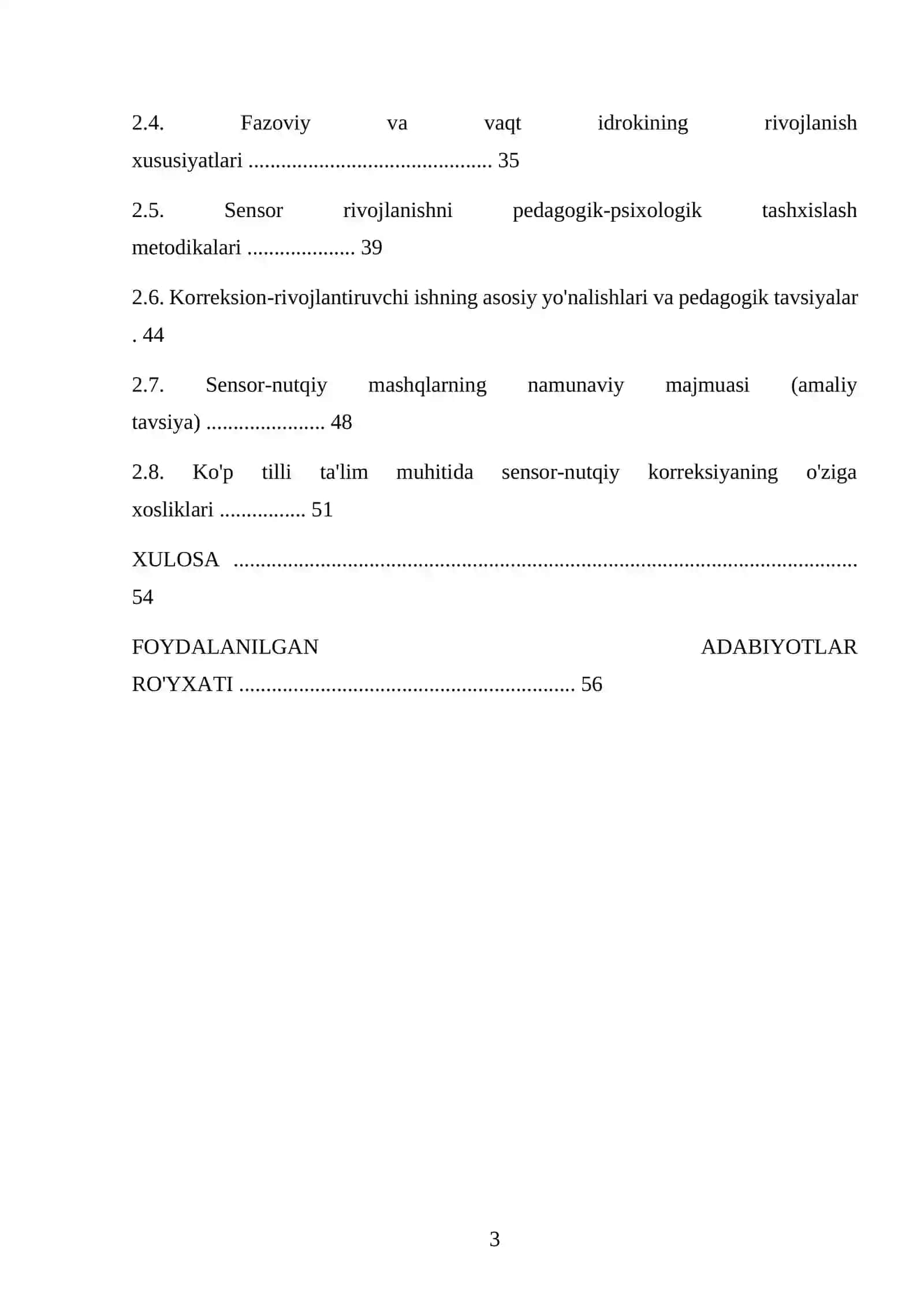 "NUTQIY RIVOJLANISHIDA NUQSONI BO'LGAN MAKTAB YOSHIDAGI BOLALARNING SENSOR RIVOJLANISH XUSUSIYATLARI" 3