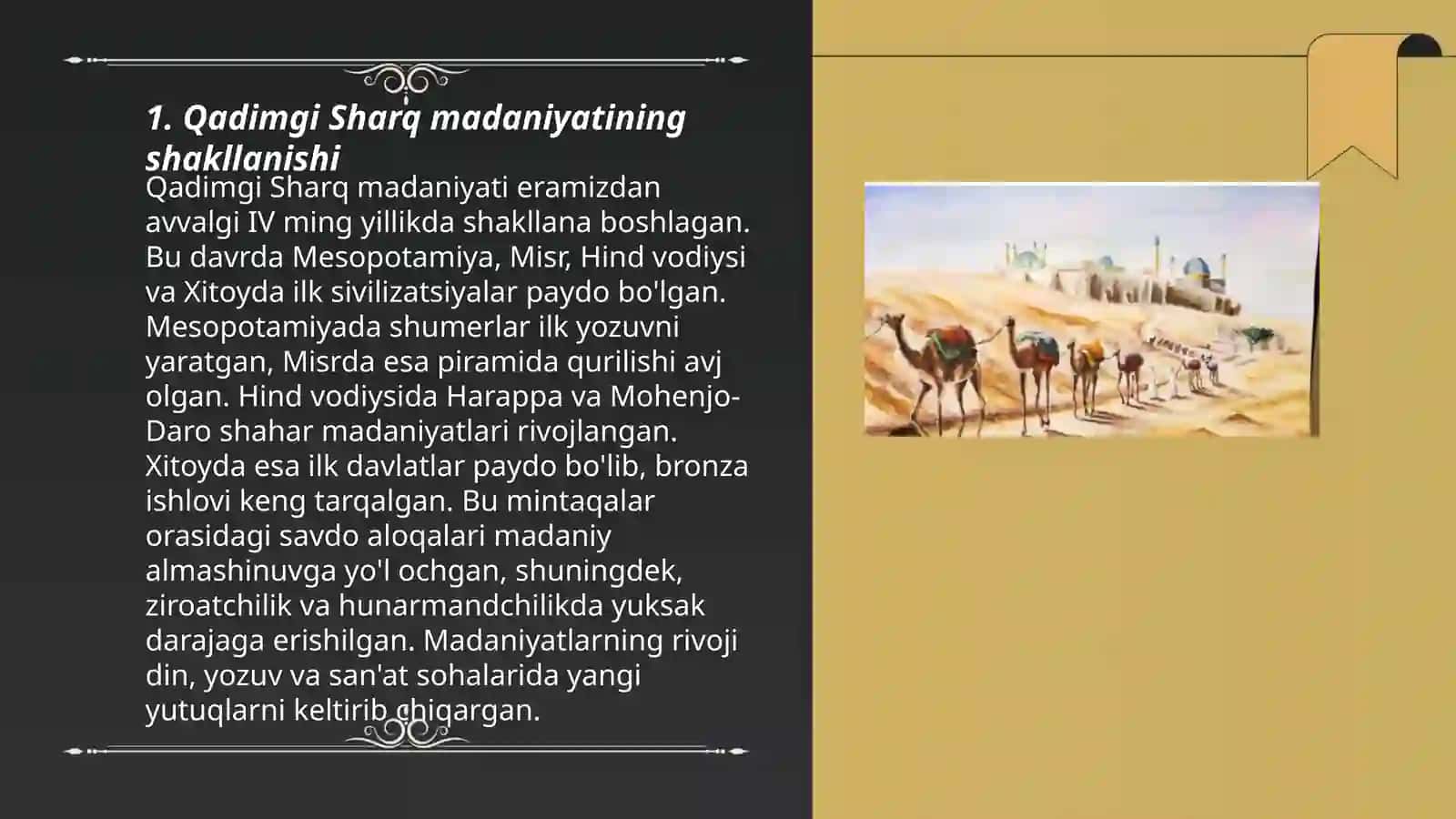 Qadimgi Sharqda asotiriy tasavvurlar va falsafiy bilimlarning paydo bolishi 3
