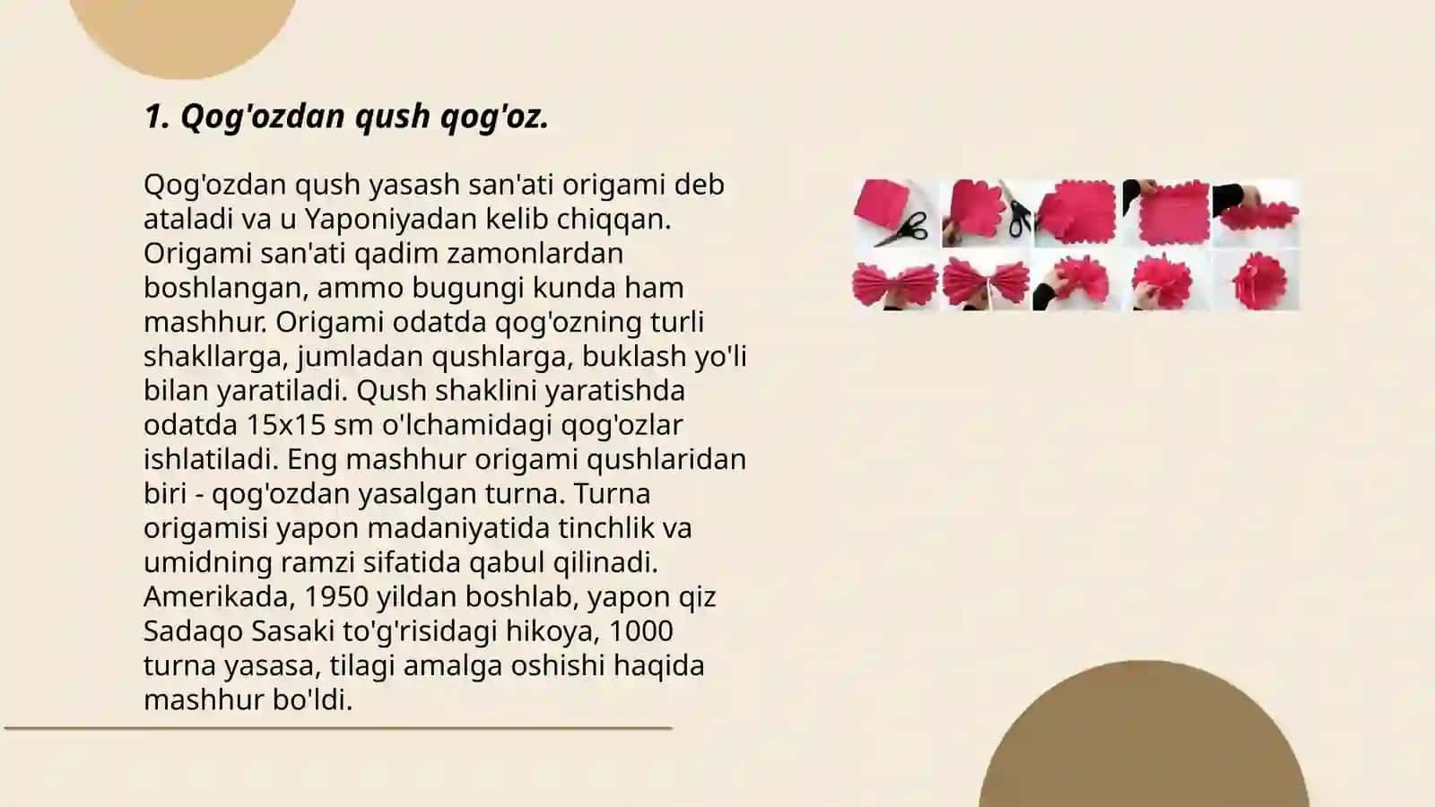 Qog'ozdan qush qog'oz 3
