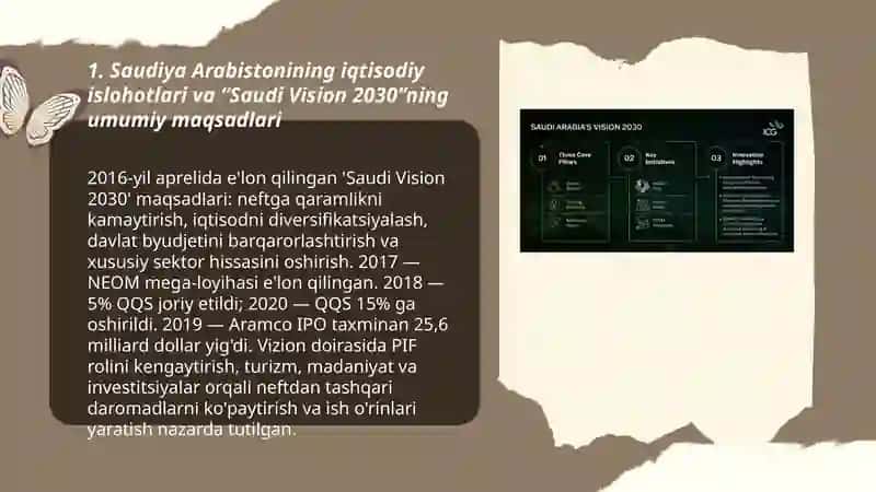 Saudiya Arabistonining iqtisodiyoti va “Saudi Vision 2030” strategiyasi 3
