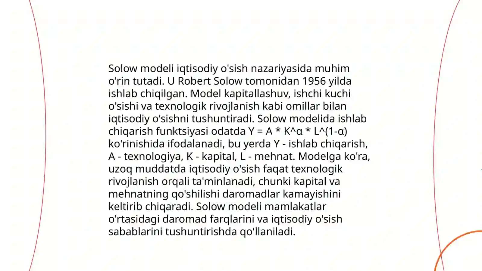 Solow modeli 3