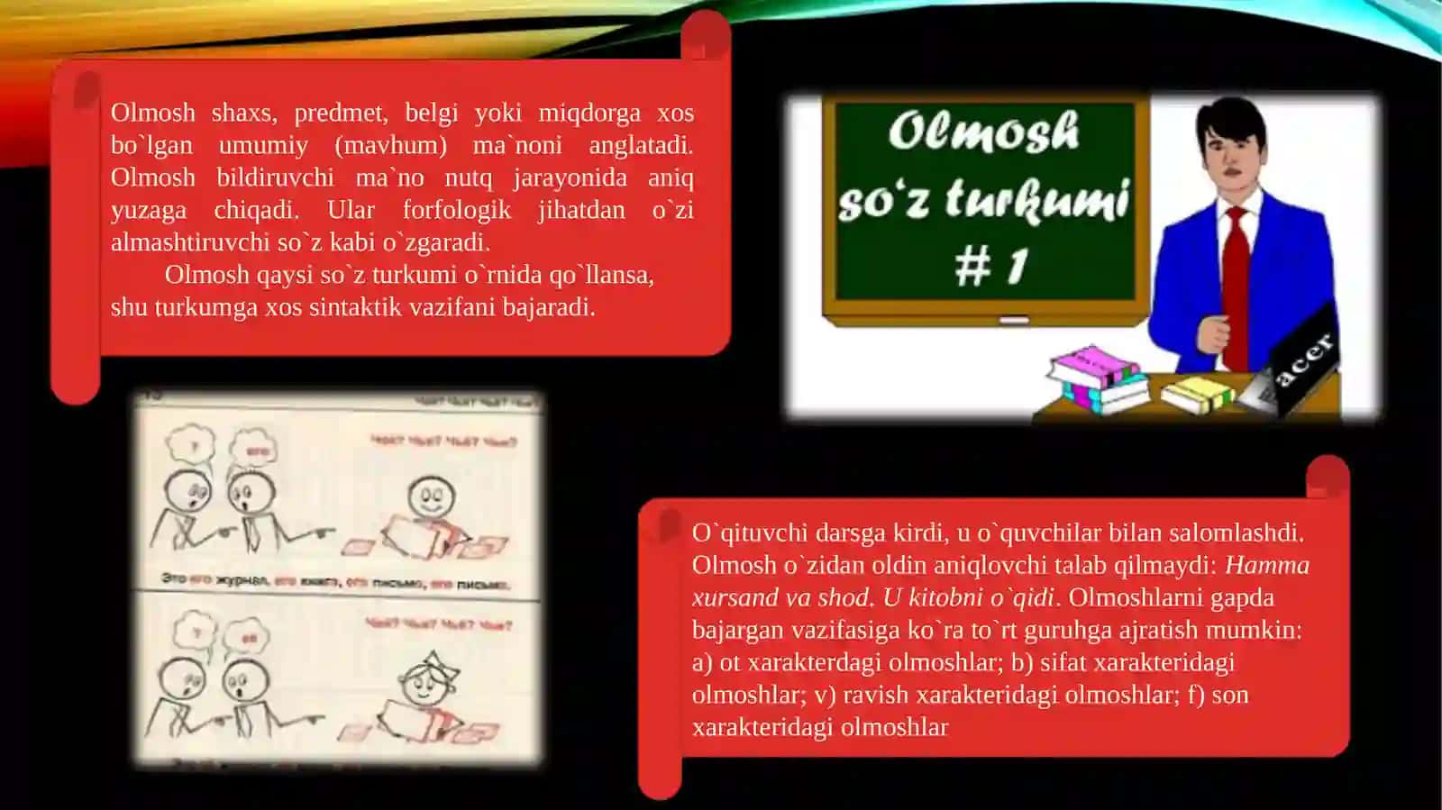 Olmosh so’z turkumi 3