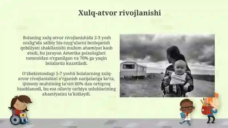 Xulq-atvor rivojlanishi 3