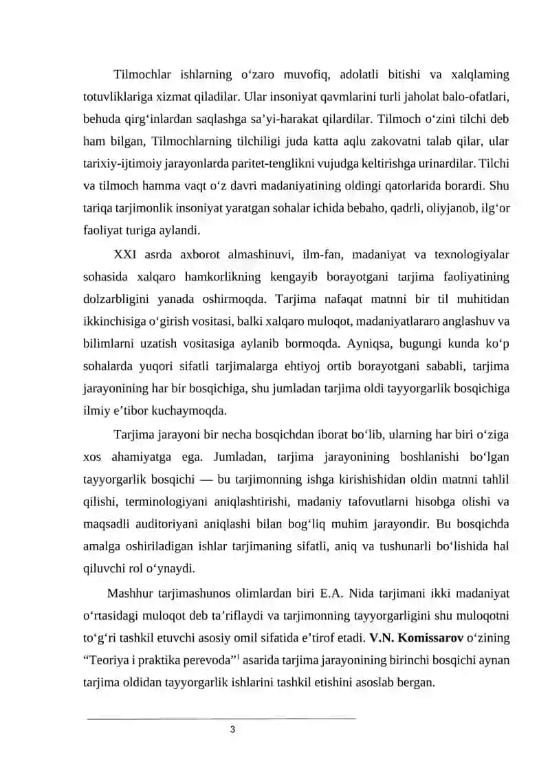 TARJIMA OLDI TAYYORGARLIK BOSQICHLARI 3