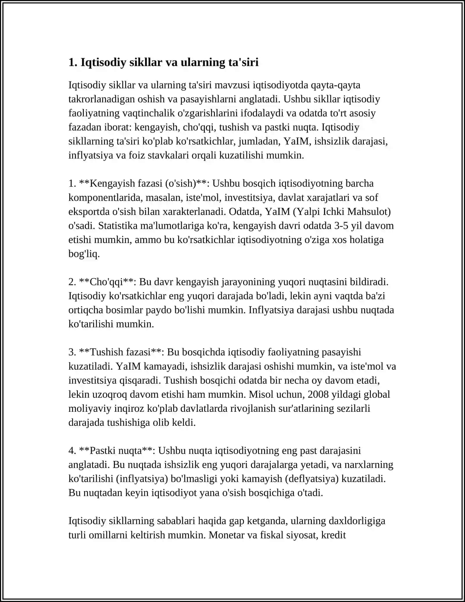 IQTISODIY BOZOR VA IQTISODIY SIYOSAT 3