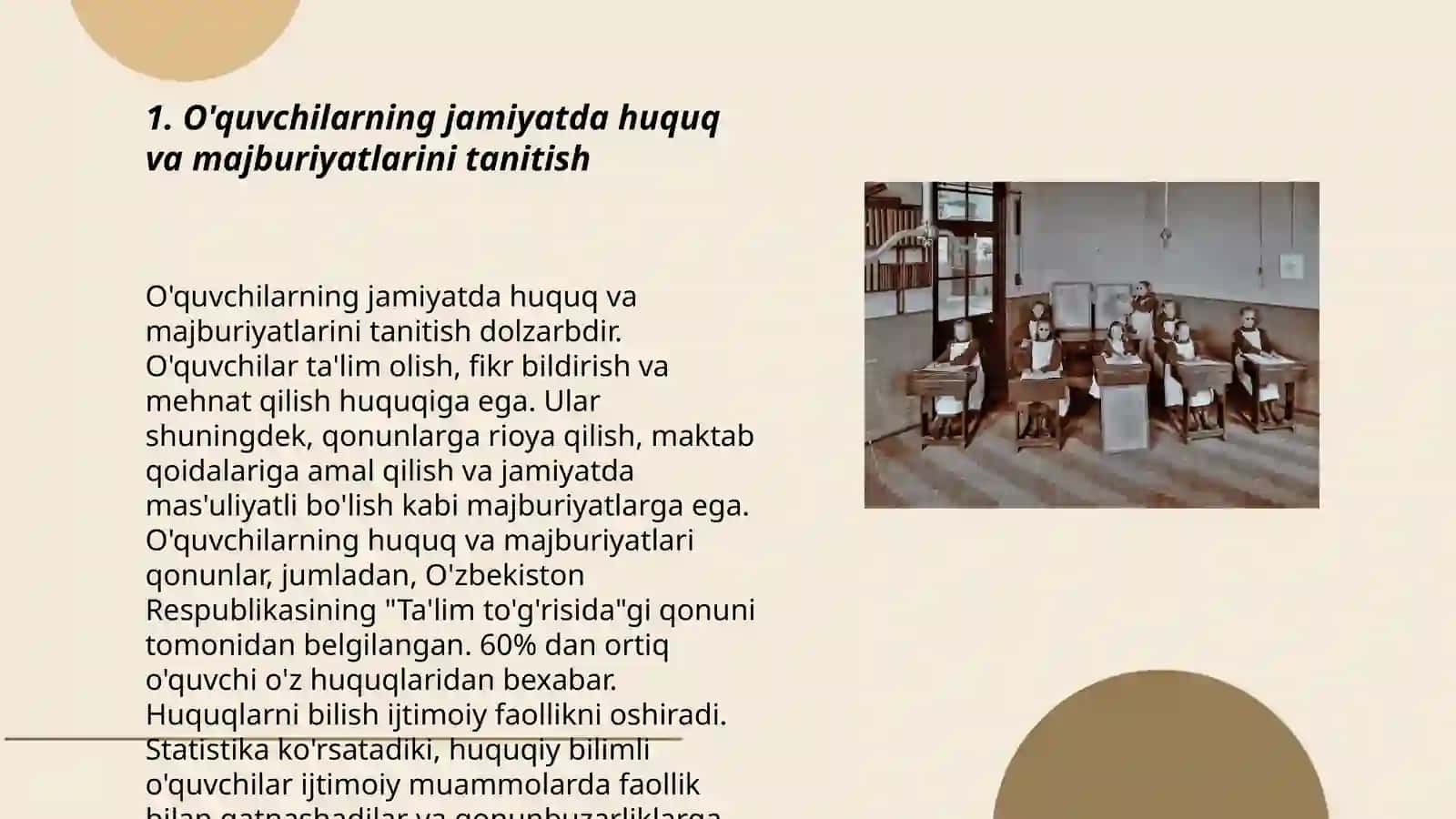 Boshlang'ich ta'limda o'quvchilarni jamiyatda o'z huquqlari va majburiyatlarini anglashga o'rgatish 3