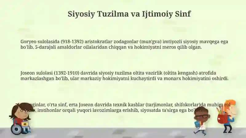 Koreya o'rtasi asrlarda 3