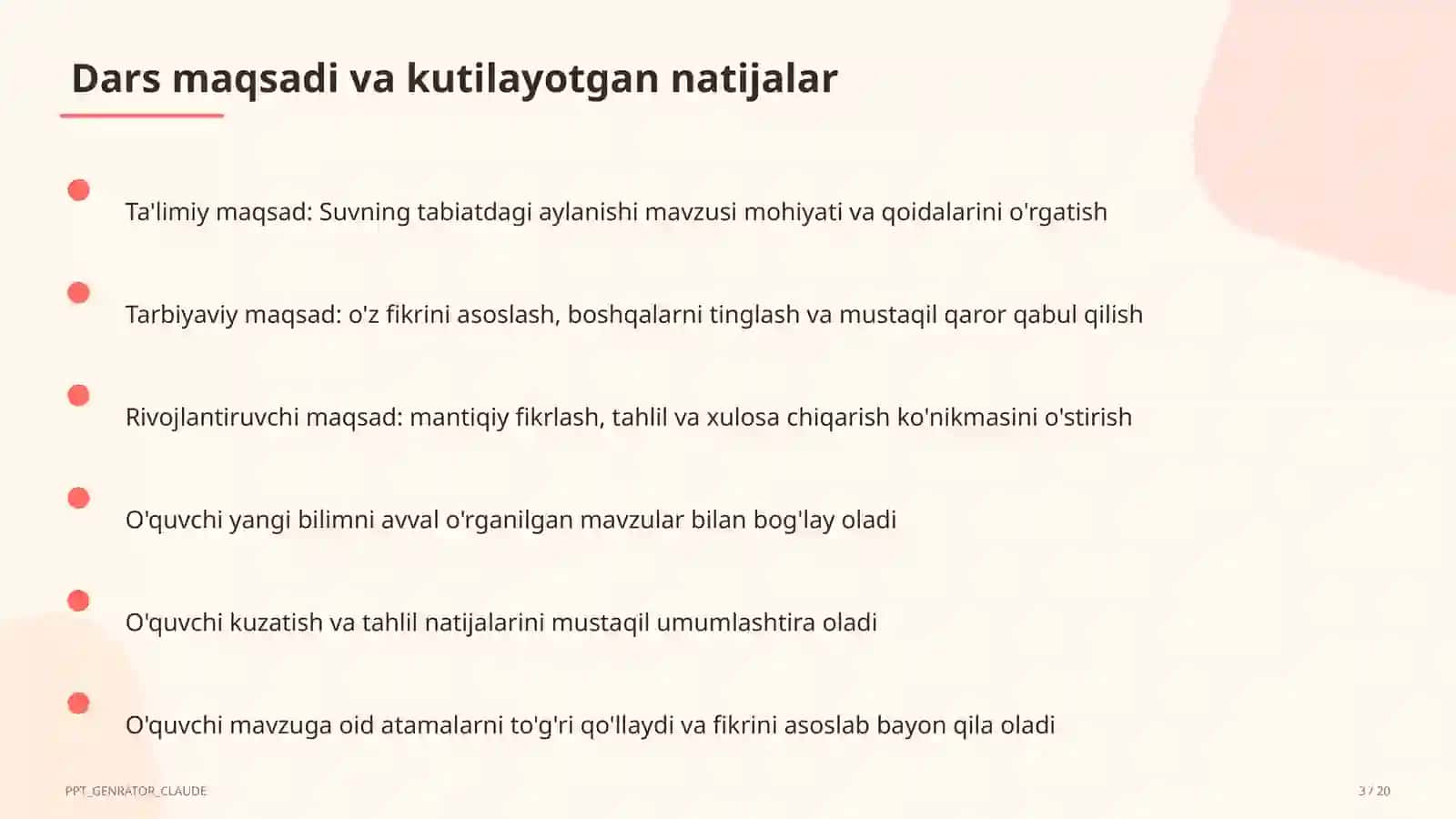 Suvning tabiatdagi aylanishi (2-sinf) 3