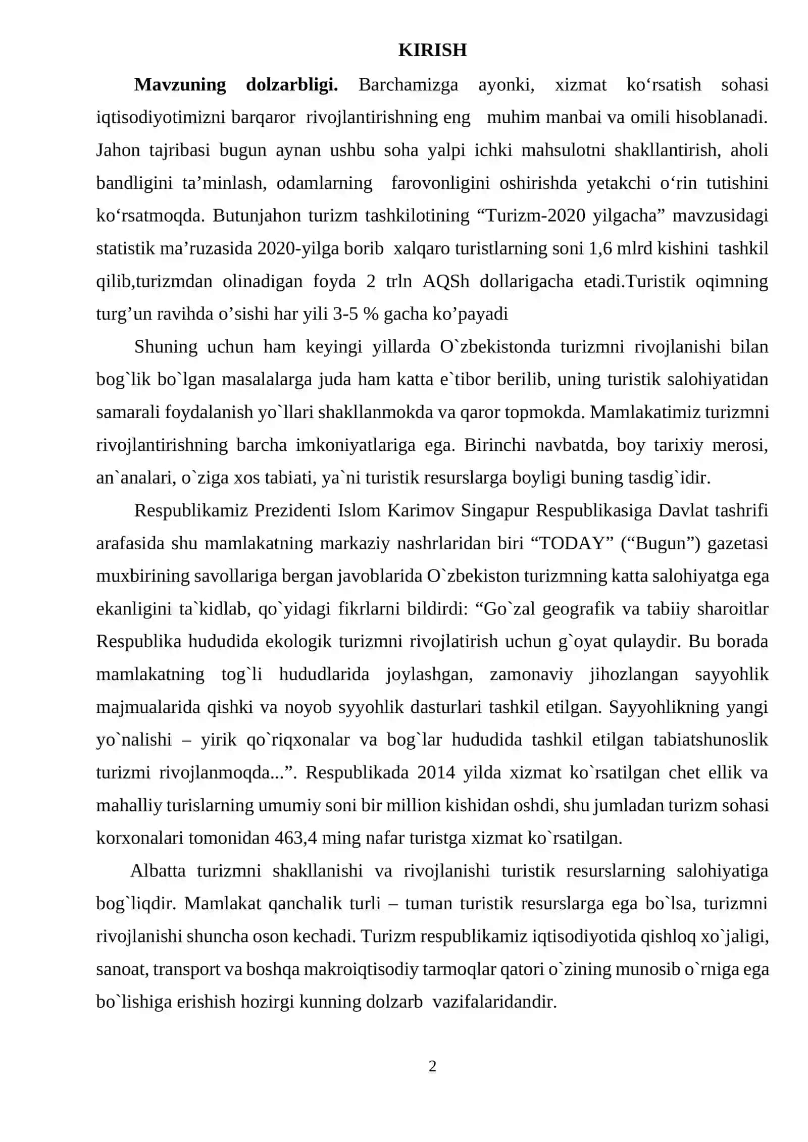Buxoro viloyatida mavjud resurslardan samarali foydalanishning oqilona yo’llari 3