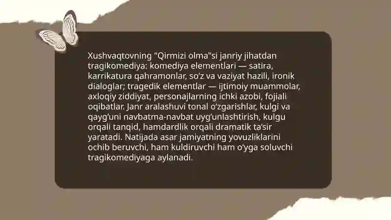 "Qirmizi olma" kamediyasi 3