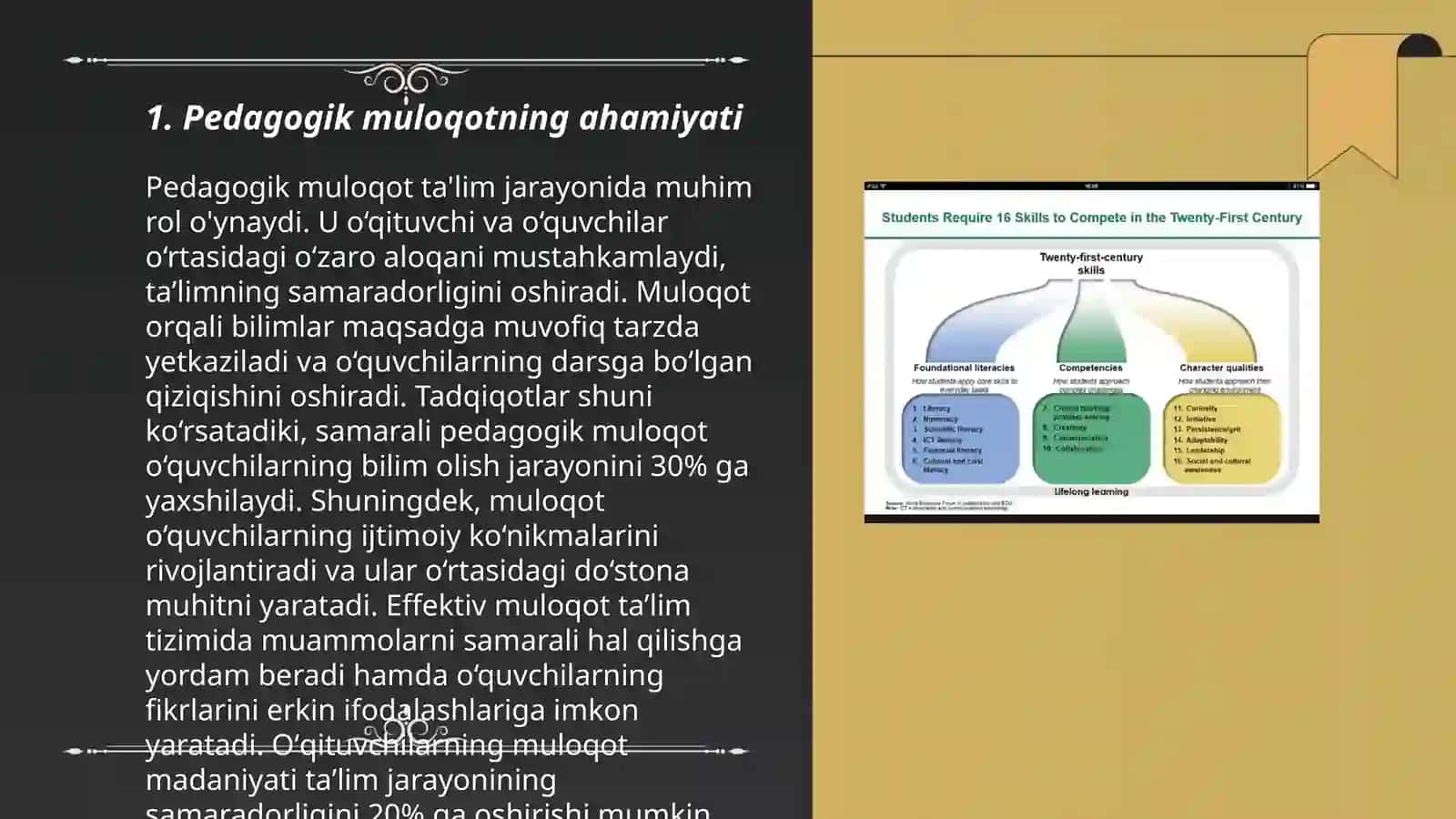 Pedagogik muloqotning ahamiyati 3