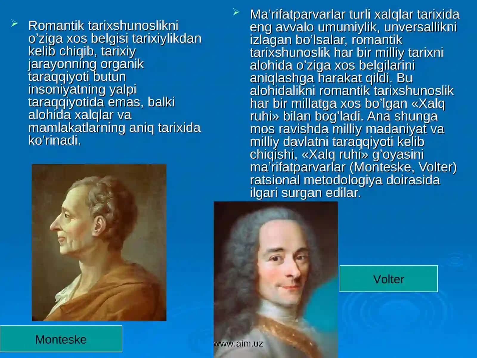 XIX ASRDA G’ARBIY YEVROPA TARIXSHUNOSLIGI 3