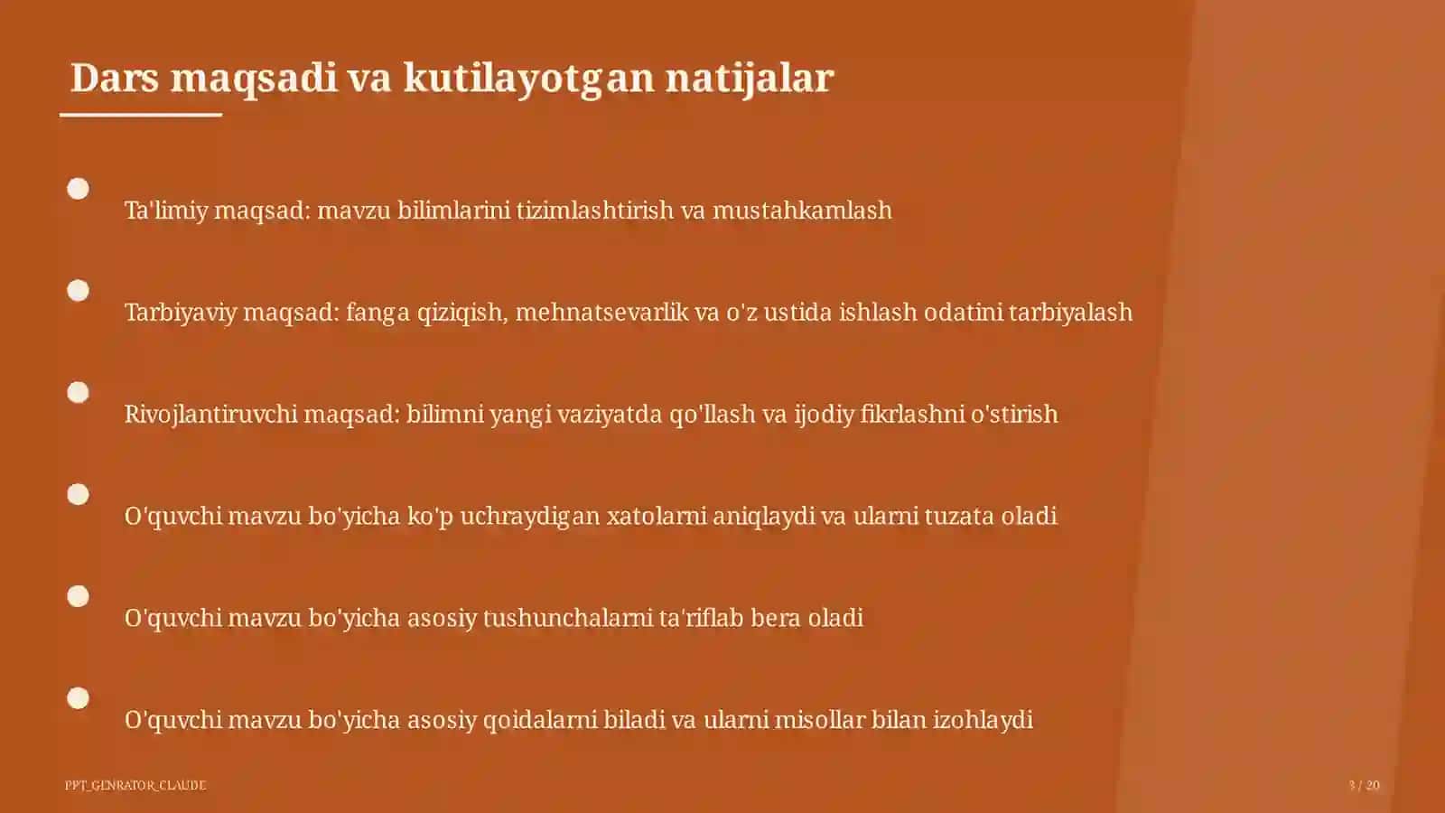 Vaqt o'lchovlari: soat, minut, sekund 3