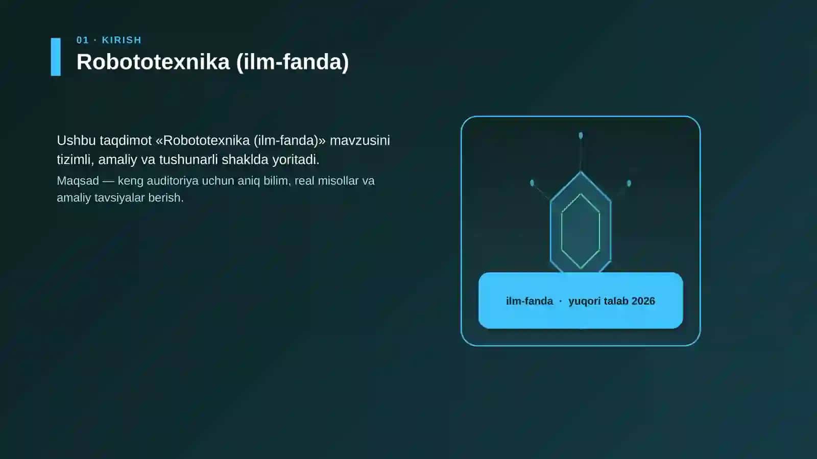 Robototexnika (ilm-fanda) 3