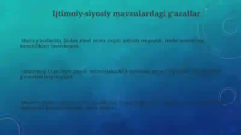 Munis va Ogahiy ğazallarini badiiy tahlil qilish 3