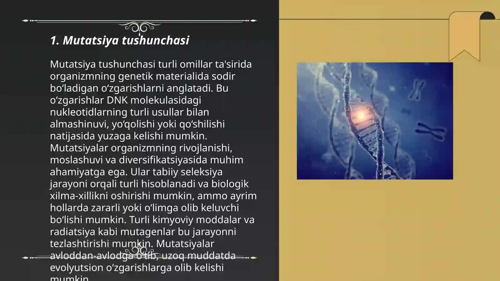 Mutatsiya tushunchasi 3