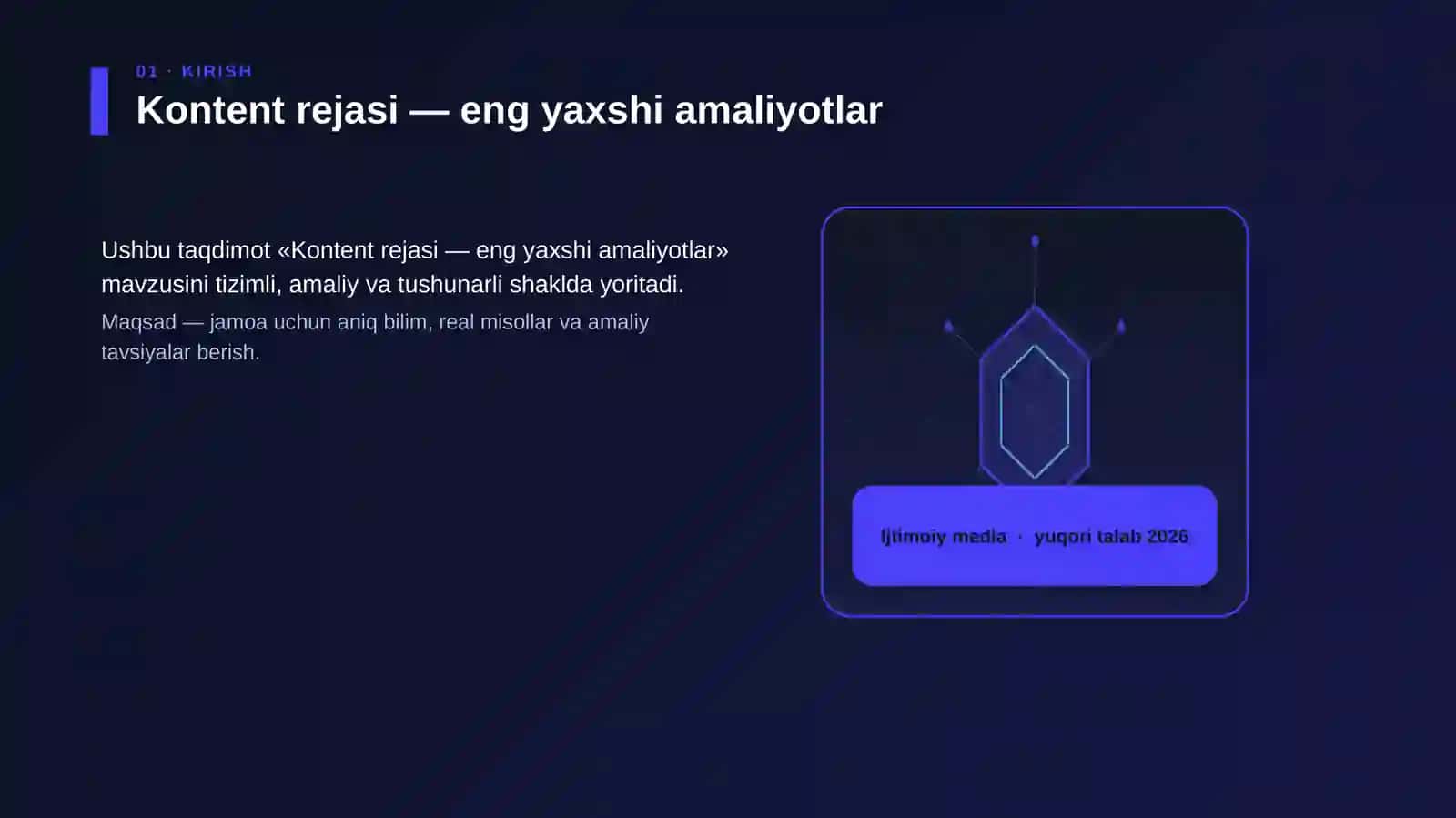 Kontent rejasi — eng yaxshi amaliyotlar 3
