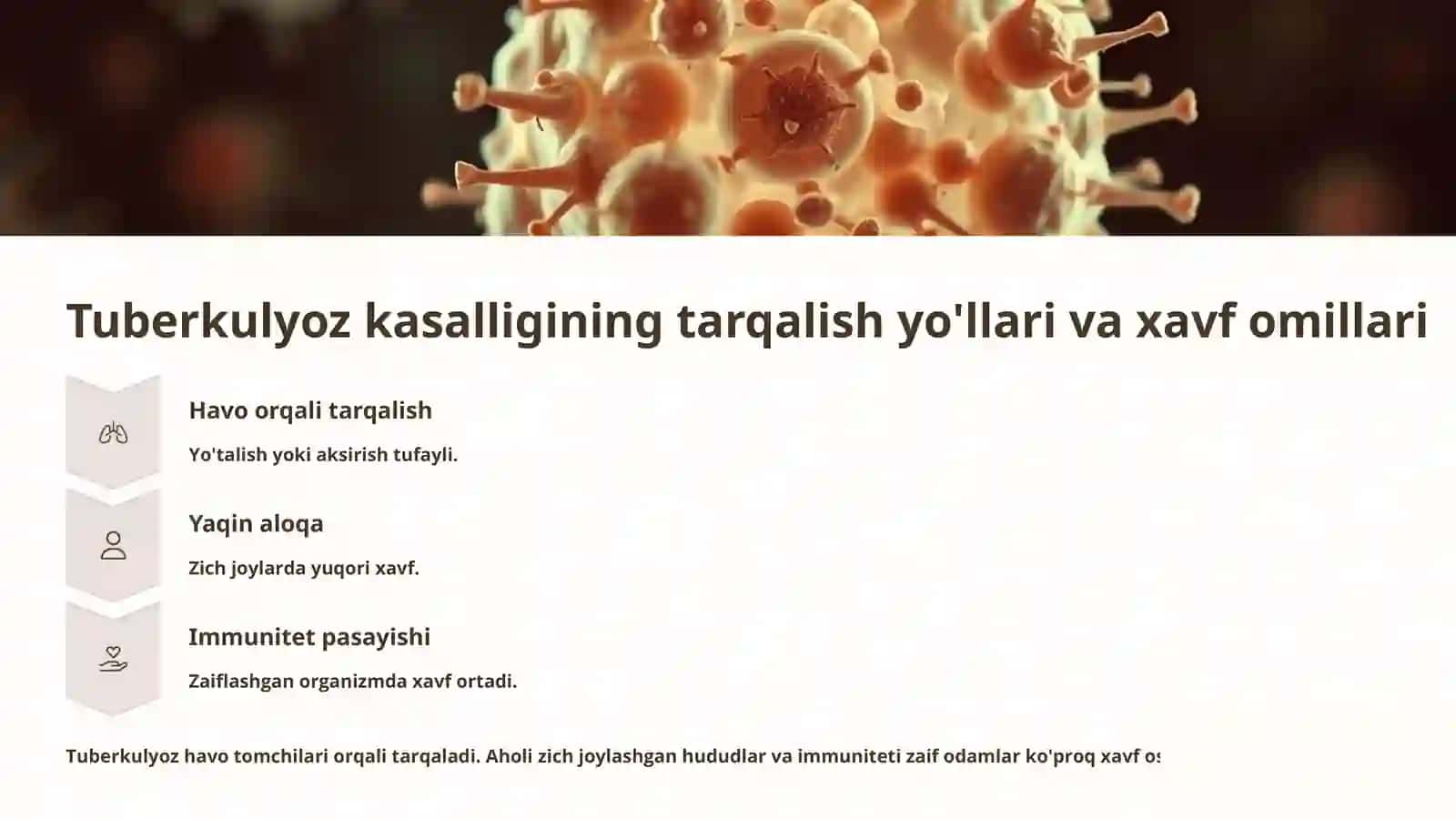 Tuberkulyozga qarshi kurashda infeksion nazorat 3