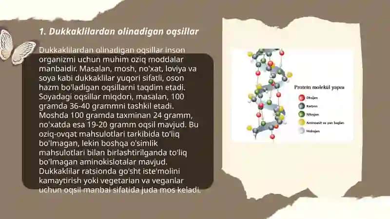 O'simliklardan olinadigan oqsillar 3
