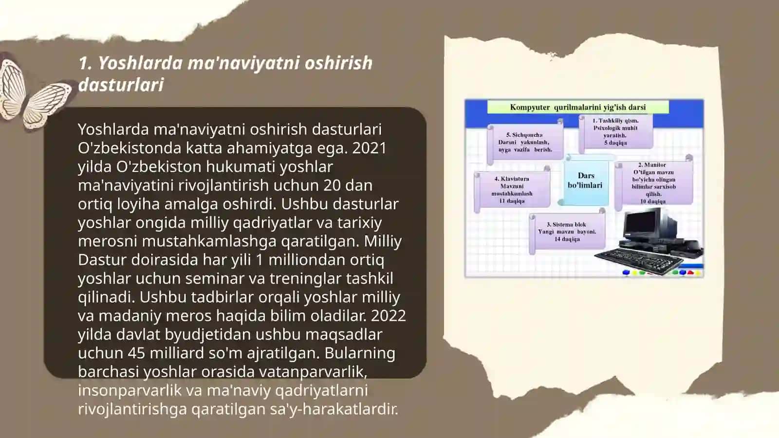 Yoshlarda ma'naviyatni oshirish dasturlari 3