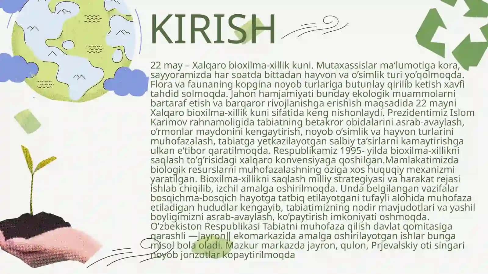 BIOLOGIK XILMA-XILLIK VA UNI MUHOFAZA QILISH 3